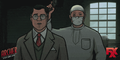 knock out shut up GIF by Archer