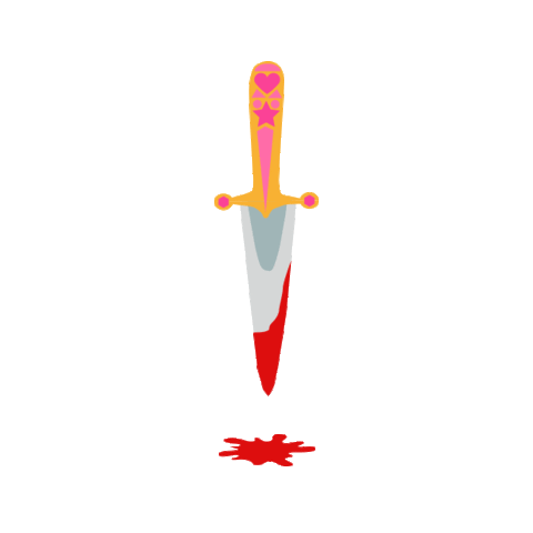 Dagger Sticker by Kim Campbell