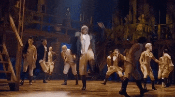 okieriete onaodowan jump GIF by Hamilton: An American Musical