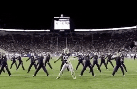Rivalry week. Can't focus on work. A gif representation of my brain.