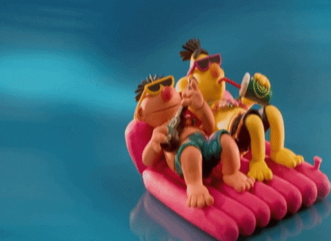 Beach Day Fun GIF by Sésamo - Find & Share on GIPHY