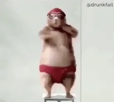 dance dancing friday weekend chipmunk GIF