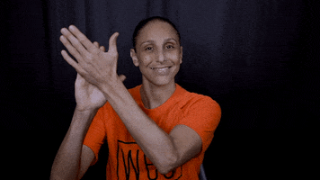 diana taurasi applause GIF by WNBA