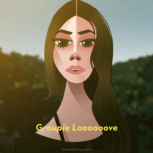 Lana Del Rey Animation GIF by Brandan Ray
