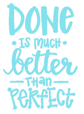 Done Is Better Than Perfect January Jumpstart Sticker