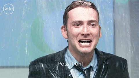 Pass It On David Tennant GIF by Doctor Who - Find & Share on GIPHY
