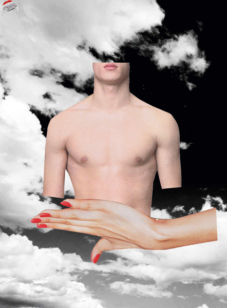 Model Collage GIF by Luca Mainini