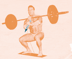 wobbyclub art drawing magazine muscles GIF