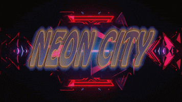 timmah party friends festival neon GIF