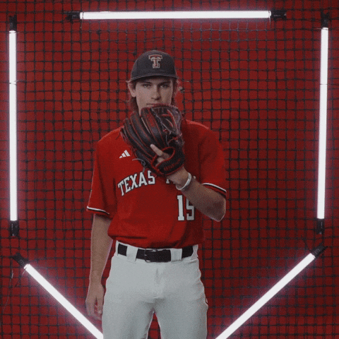 Jt Drake GIF by Texas Tech Baseball