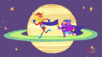 super hero running GIF by Super Simple