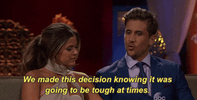 jojo fletcher we made this decision knowing it was going to be tough at times GIF by The Bachelorette