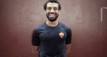 Mohamed Salah Smile GIF by AS Roma