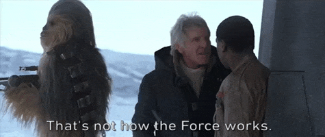 thats not how the force works GIF by Star Wars