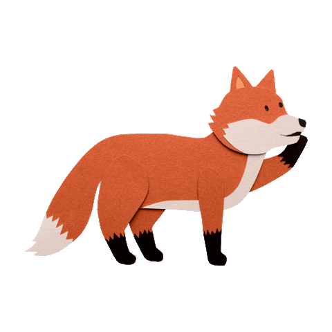 Fox Fall Sticker by Rotbaeckchensaft
