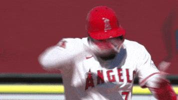 Lets Go Celebration GIF by Los Angeles Angels