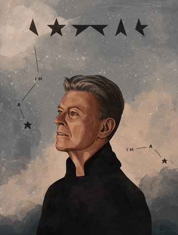 florenciaalapi bowie black star GIF