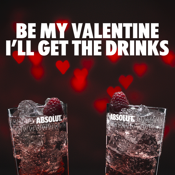 valentine GIF by Absolut Vodka
