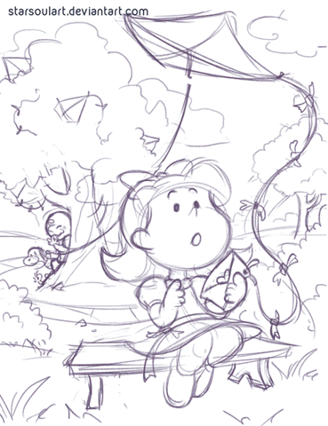 starsoulart valentine tree process snoopy GIF