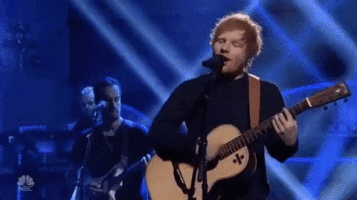 Ed Sheeran Singing GIF by Saturday Night Live
