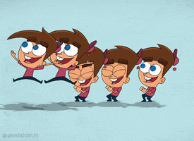 jumping fairly odd parents GIF by Java Doodles