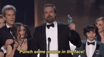 winona ryder punch some people in the face GIF by SAG Awards