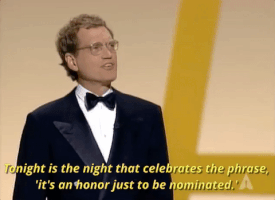 David Letterman Oscars GIF by The Academy Awards