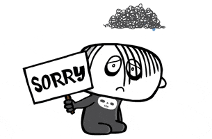 sorry goth GIF by Phizz