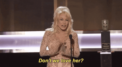 dont we love her dolly parton GIF by SAG Awards