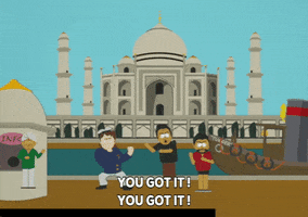 russell crowe fighting GIF by South Park 