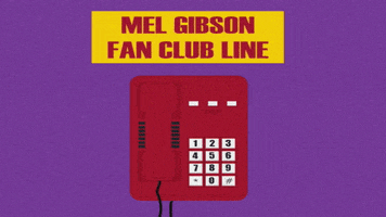 ringing mel gibson GIF by South Park 