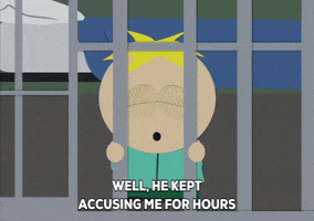 butters stotch jail GIF by South Park 