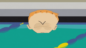 pool swimming GIF by South Park 