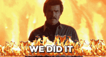 we did it GIF by Tyler Menzel, GIPHY Editorial Director