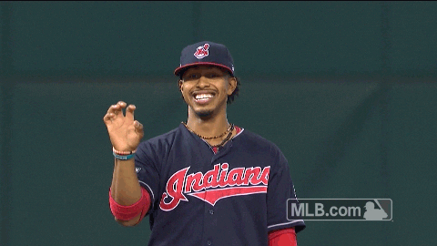 cleveland indians smiling GIF by MLB