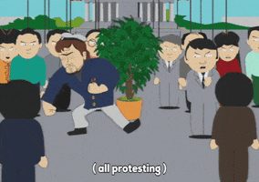 russel crowe fighting GIF by South Park 