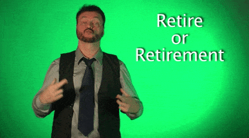 retire sign language GIF by Sign with Robert