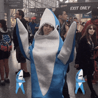 Cosplay Left Shark GIF by New York Comic Con