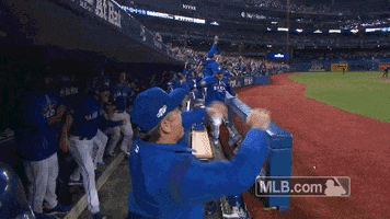 Toronto Blue Jays Celebration GIF by MLB