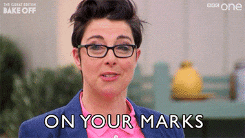 sue perkins on your marks get set bake GIF by BBC