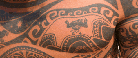 the rock muscles GIF by Moana