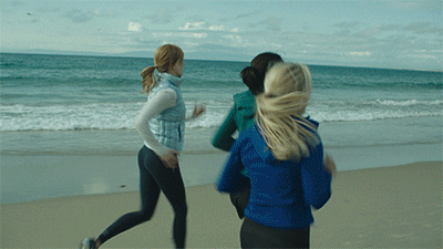 Shailene Woodley Jogging GIF by Big Little Lies - Find & Share on GIPHY