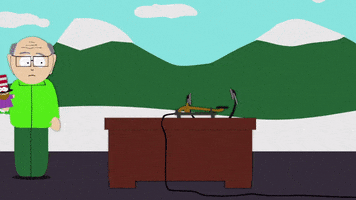 tapping mr. garrison GIF by South Park 