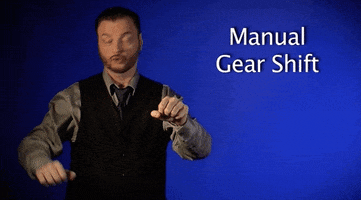 sign language manual gear shift GIF by Sign with Robert