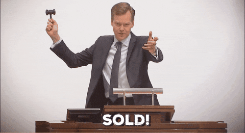 Sold Auction GIF by David - Find & Share on GIPHY