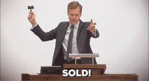 sold auction GIF by David