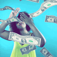 Pay Me Make It Rain GIF by GIPHY CAM
