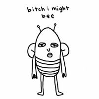 animation bee GIF by nehahalol