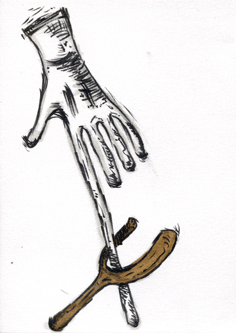 mediumtedium hand up down GIF