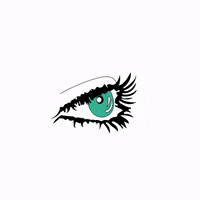 hand drawn eyes blinking GIF by xavieralopez